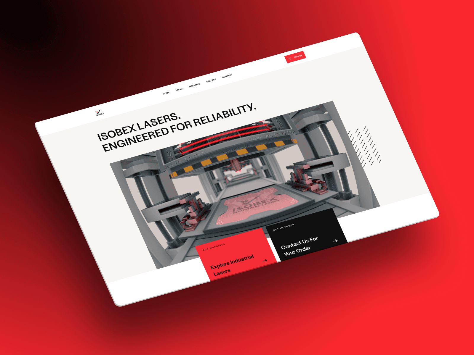 Isobex Lasers — website