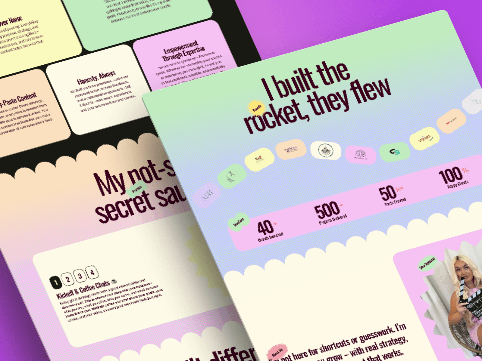 She Does Socials — screen 1